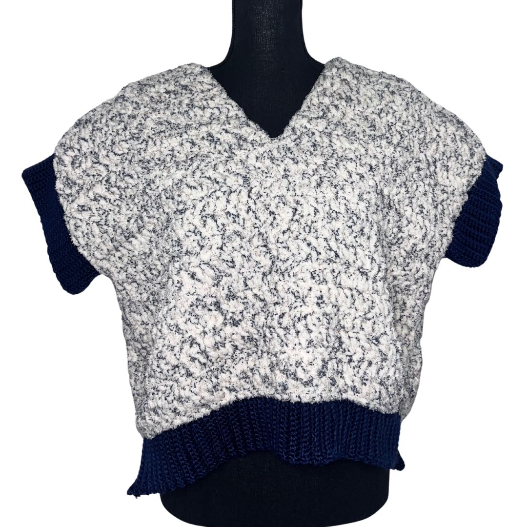 Navy Speckled Blanket Tee