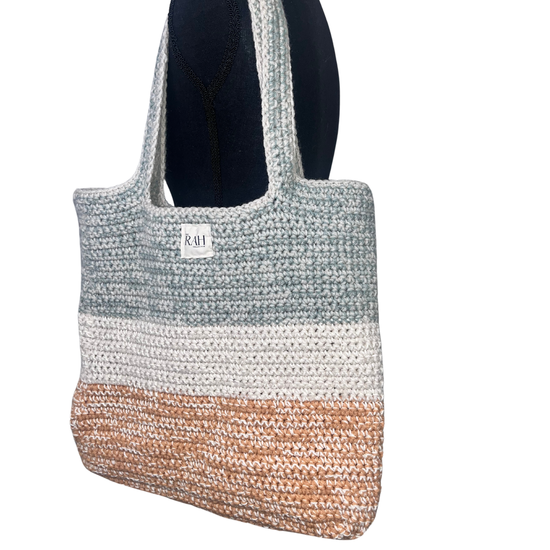 Tote Bag - Blue Peach