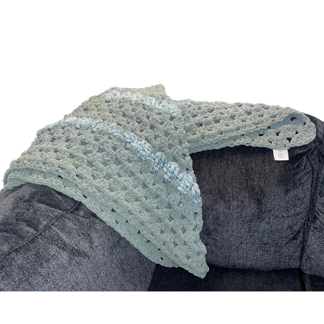 Chunky Throw Blanket - Forest