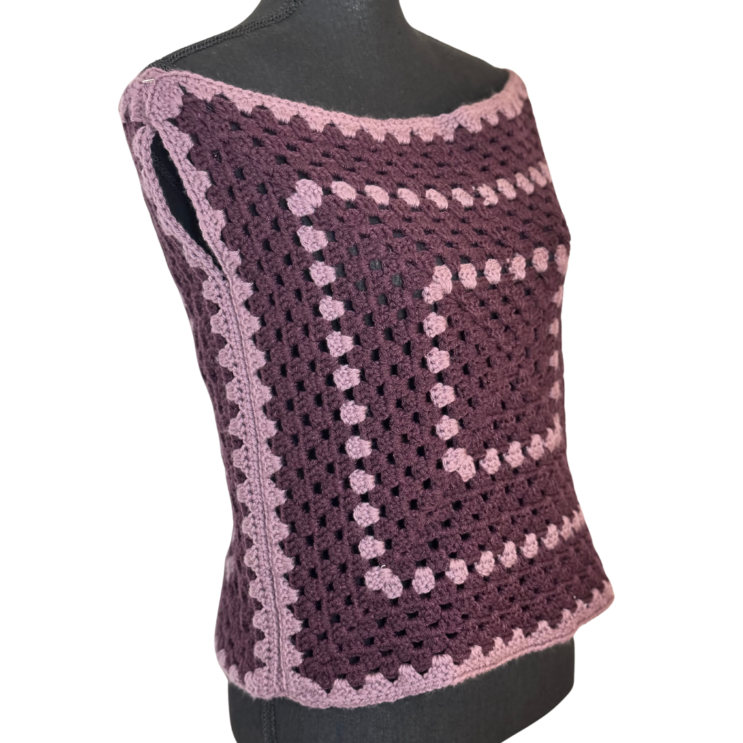 Grape Granny Off-The Shoulder Tank