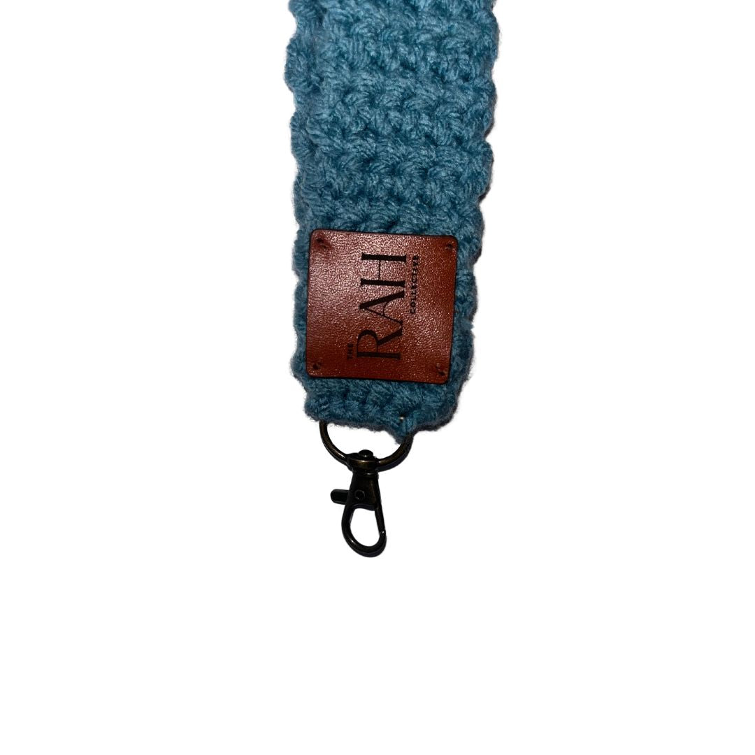 Wristlet Keychain - Blue