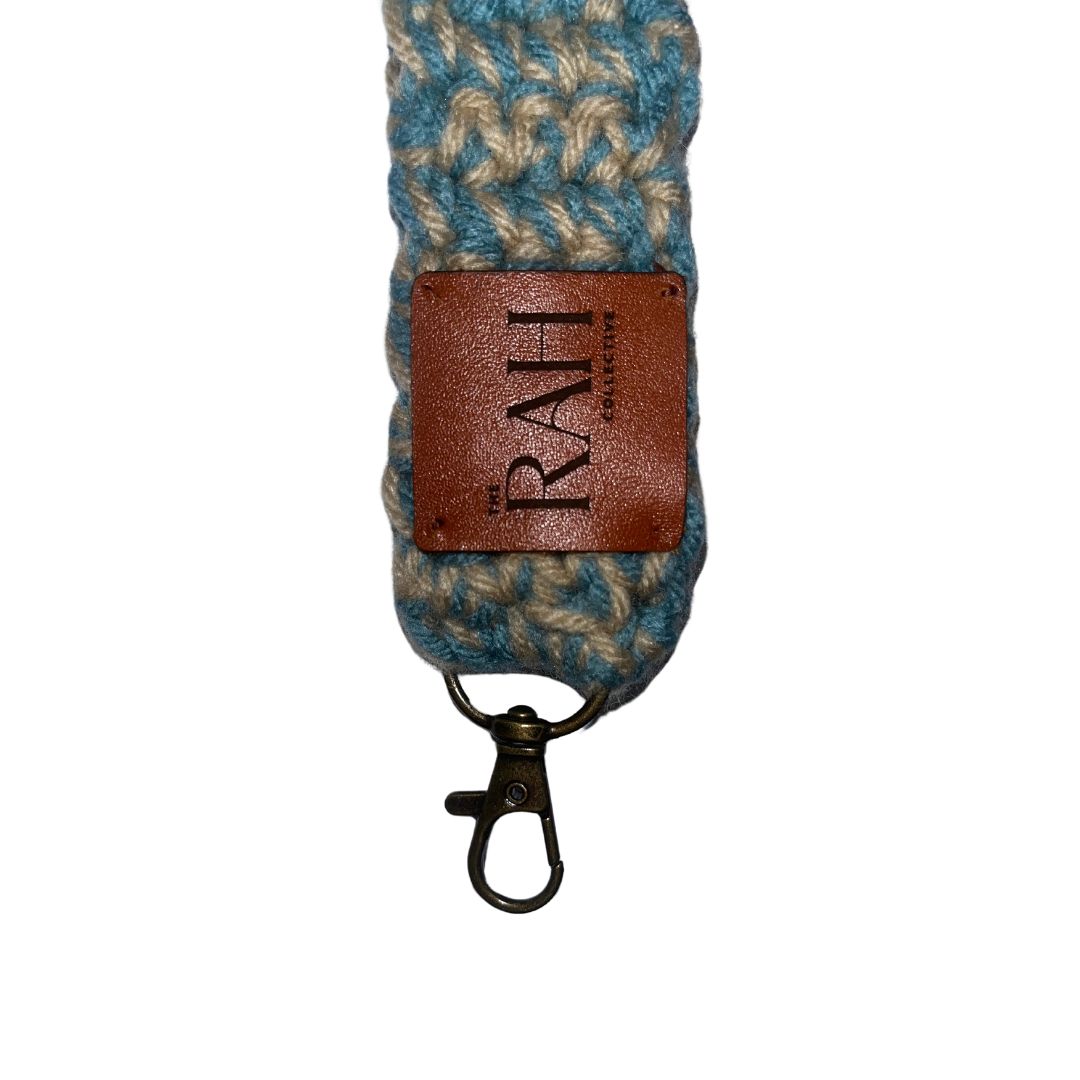 Wristlet Keychain - Blue Sands