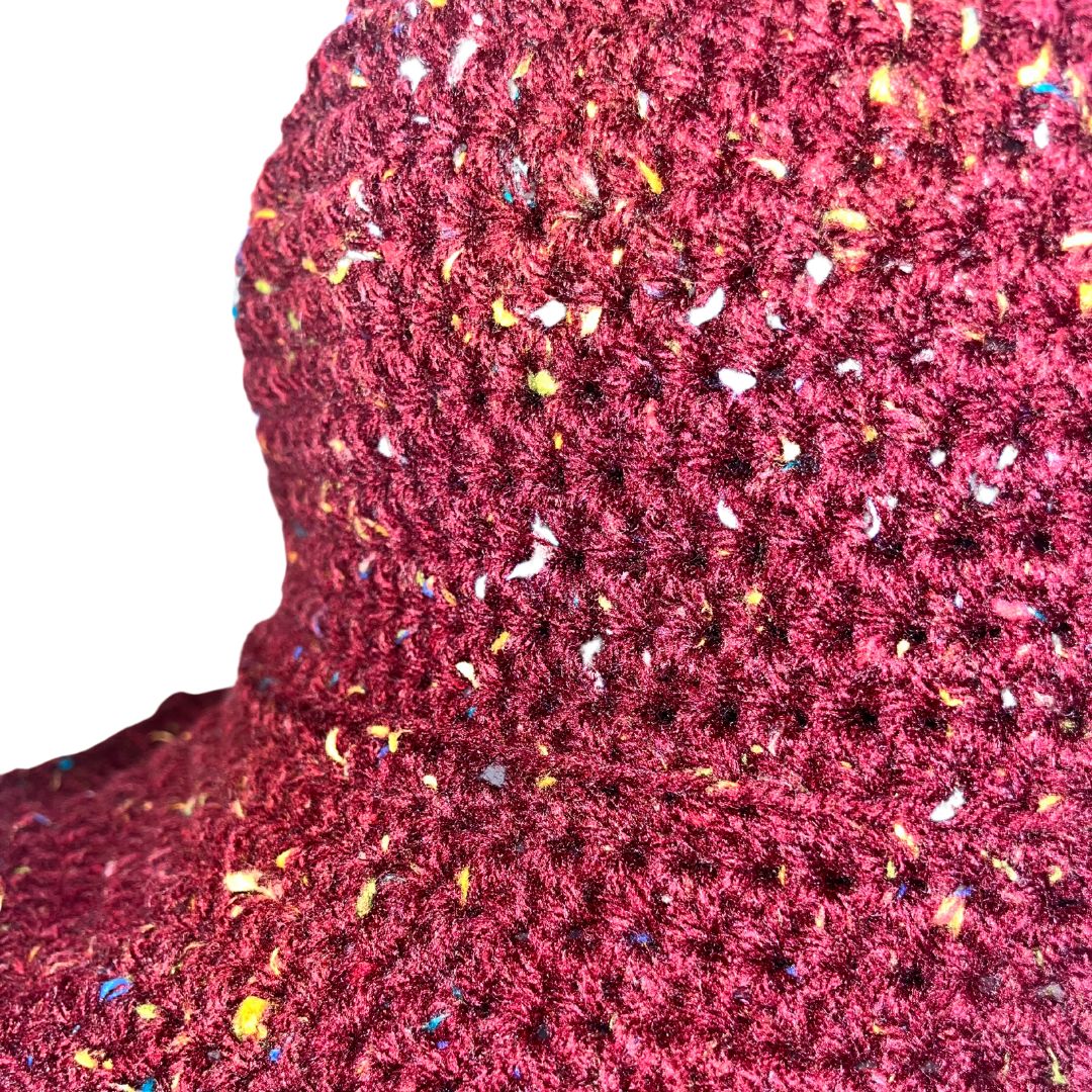 Bucket Hat - Maroon Speckled