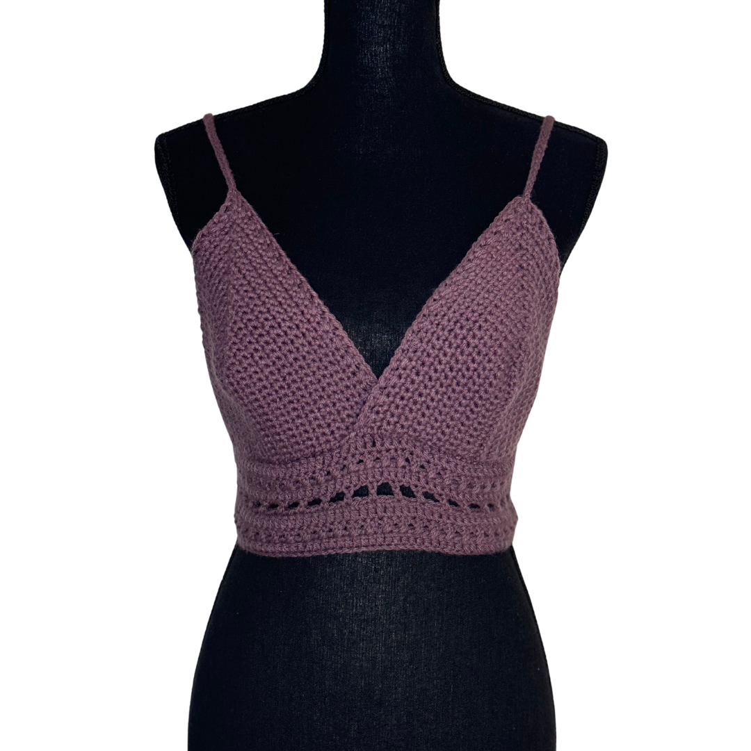 Purple Crop Halter