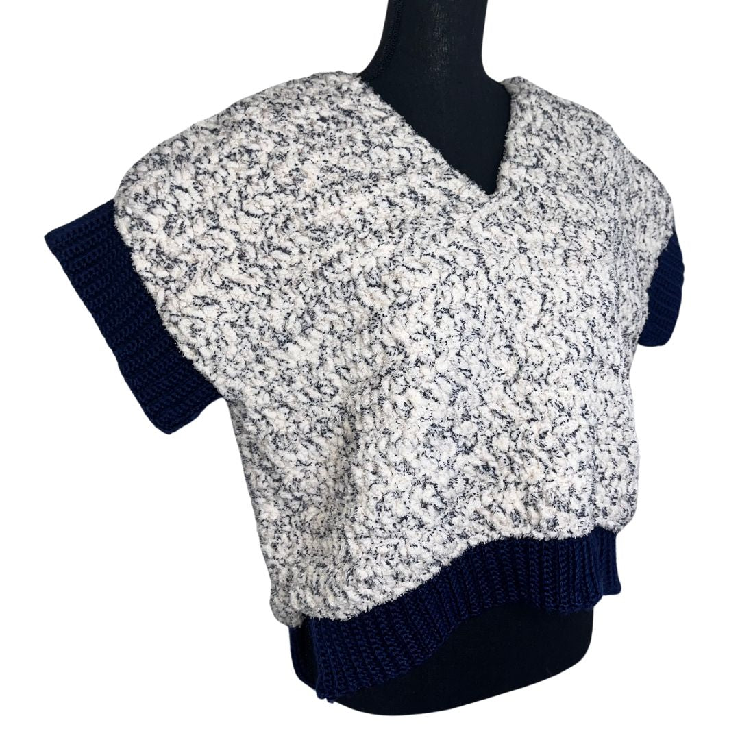 Navy Speckled Blanket Tee