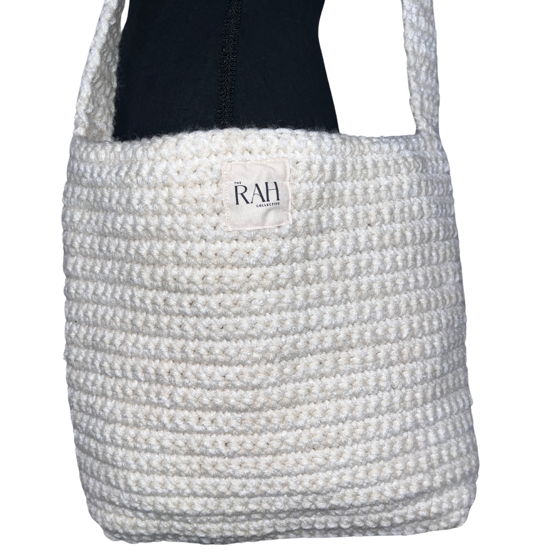 Over The Shoulder Tote Bag - Off White