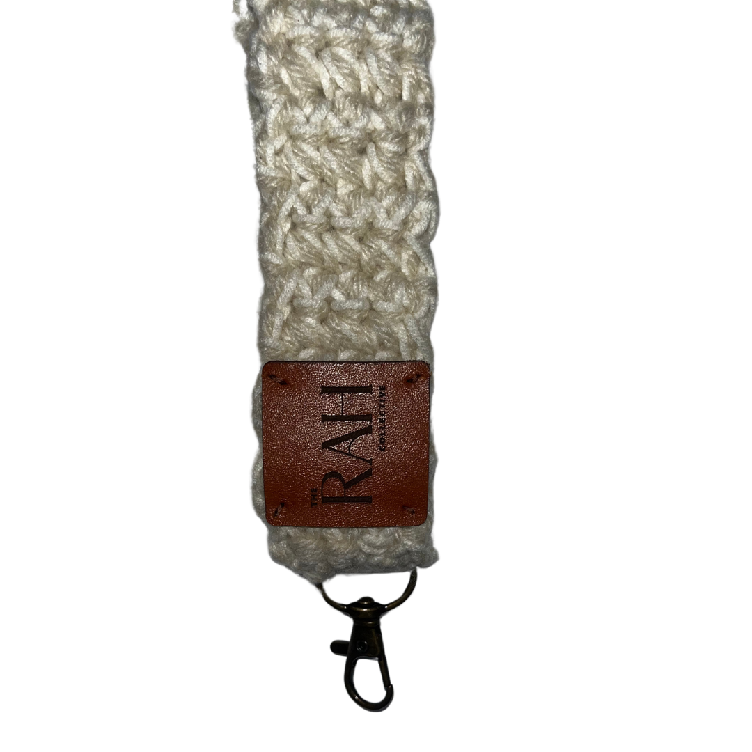 Wristlet Keychain - Beige