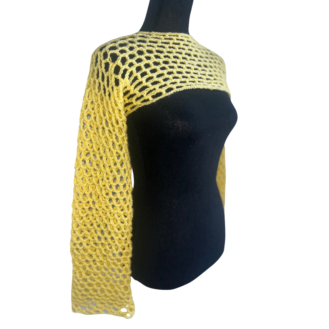 Yellow Shrug Sleeves